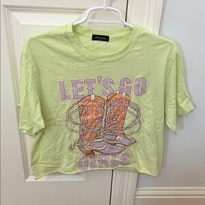 Lime Green Graphic T-Shirt